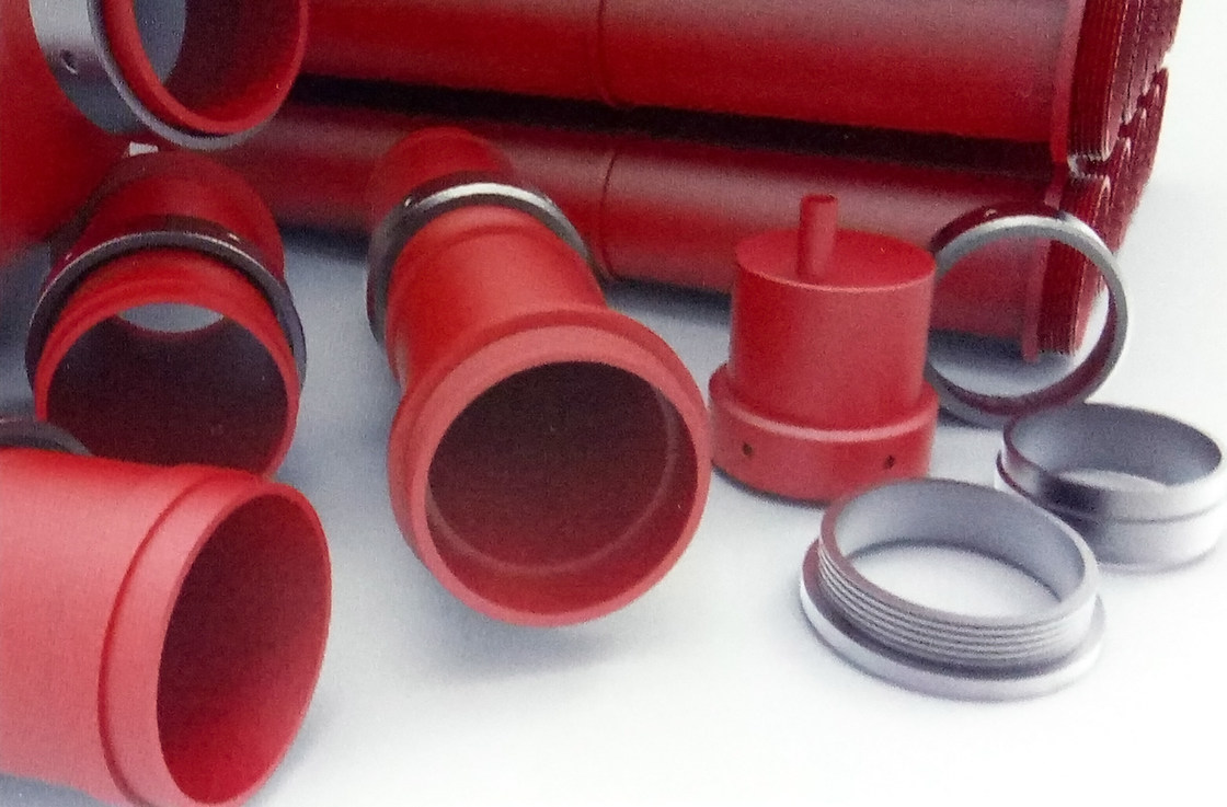 Rotary Drilling Rig 4.5mm To 8mm Tremie Pipe With Wire Cable Joints